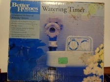 Better Homes & Gardens Easy Dial Electronic WATERING TIMER Garden Flowers 55853