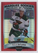 2019 O-Pee-Chee Platinum Marquee Rookies Red Prism 166/199 Nico Sturm #163 1u6