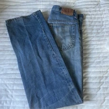 Levi Strauss Vintage 1980 717 Straight Leg Denim Jeans Size 28x32 Unisex