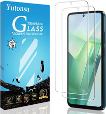 2 Pack Tempered Glass Screen Protector for Moto G 2026/G Play 2026 9H Hardness