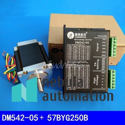 DM542-05 + 57BYGH311-01 Stepper Motor 3A 8MM for Mill Cut CNC Engraving Machine