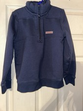VINEYARD VINES Boy's 7 SHEP SHIRT 1/4 Zip Pullover Sweatshirt