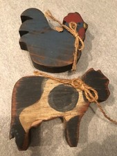 wooden Nursery animals