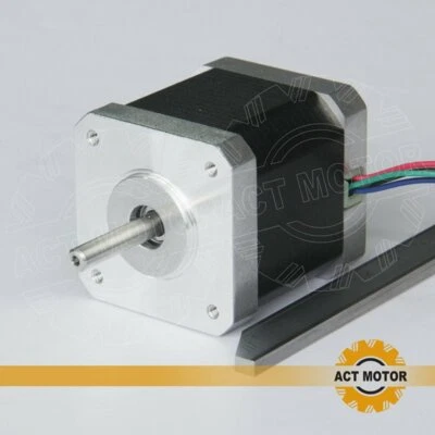 DE Free 1PC Nema17 Schrittmotor 17HM5424 2.4A 48mm 0.9° 60oz-in Bipolar Φ5mm - Bild 1 von 4