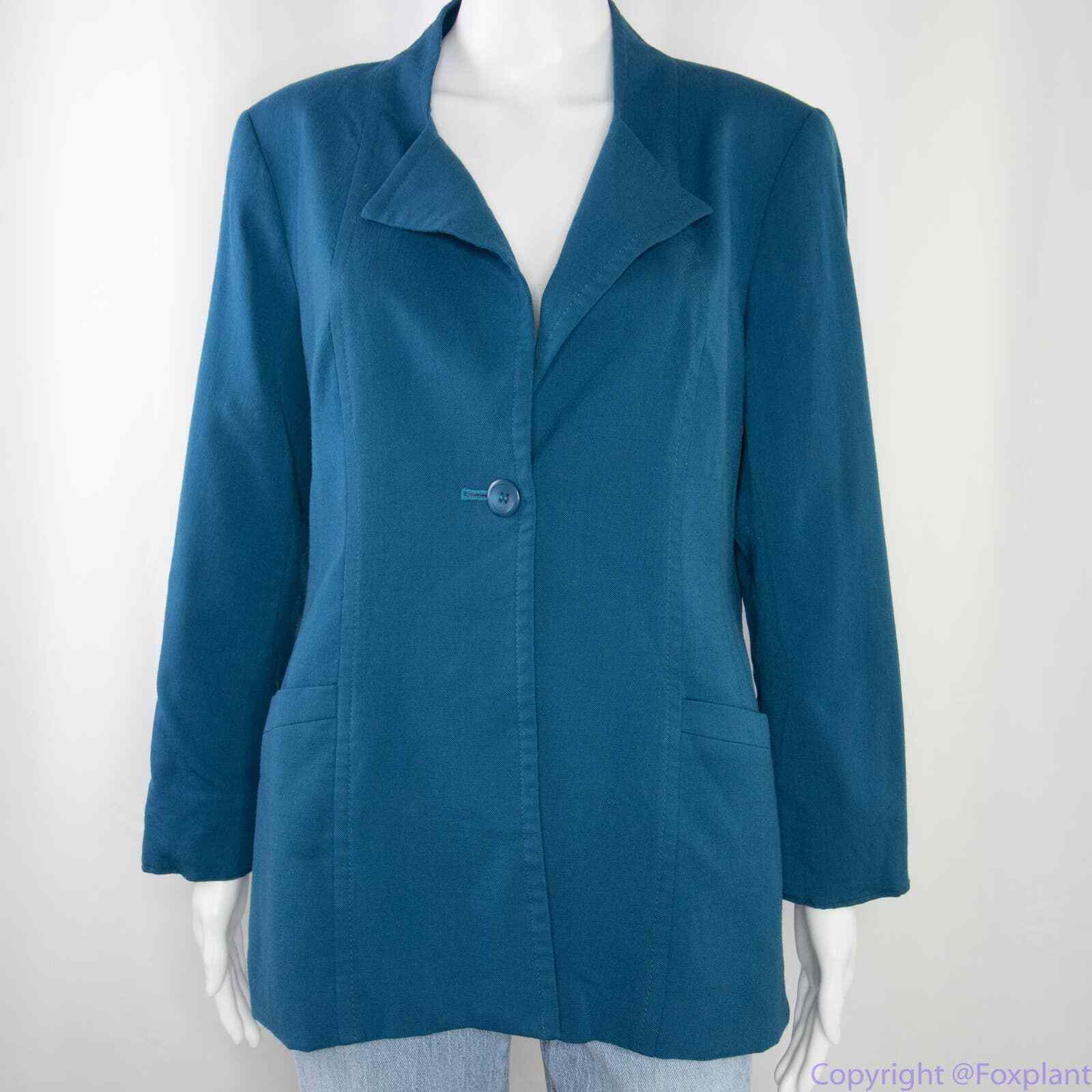 Pendleton 98% wool one button blue blazer jacket,… - image 3
