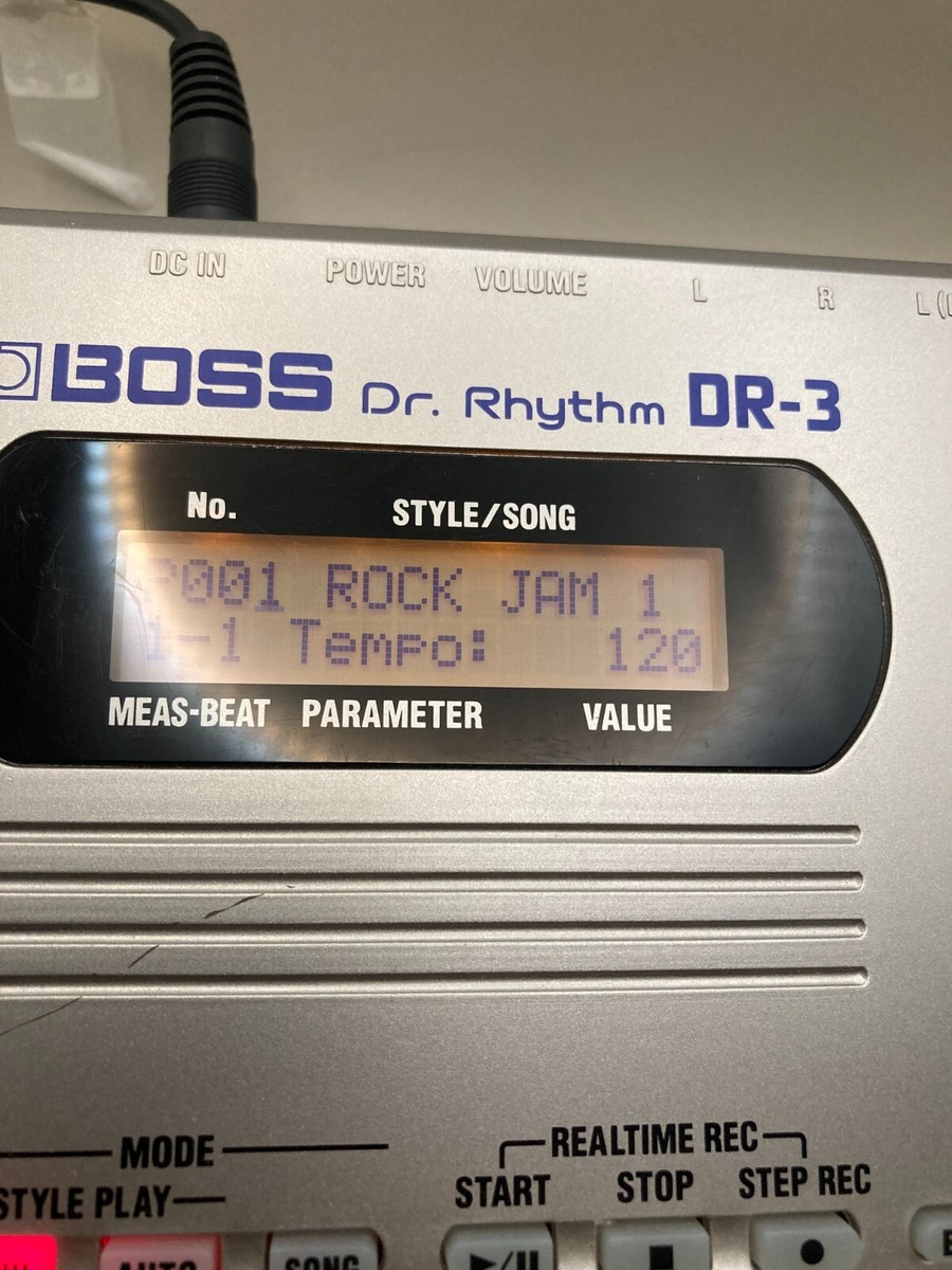 BOSS DR-3 Dr. Rhythm Drum Machine Tested Works from Japan | eBay