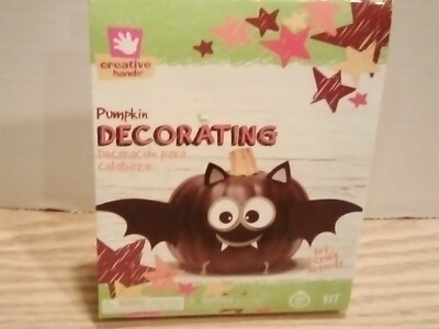 Creative Hands Bat Pumpkin Decorating.  NEW