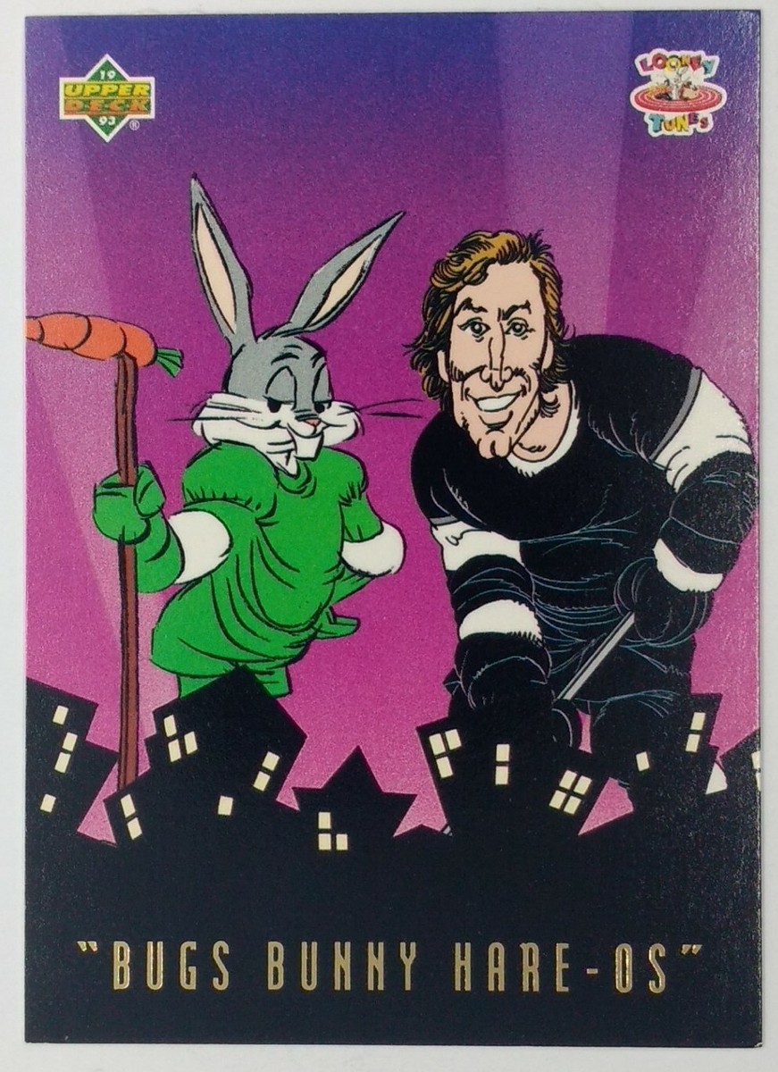 1993 93 Upper Deck Looney Tunes Bugs Bunny Hare-Os Wayne Gretzky