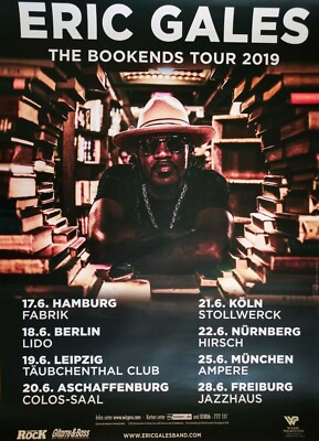 ERIC GALES  2019 TOUR - orig. Concert Poster - Konzert Plakat - DIN A1
