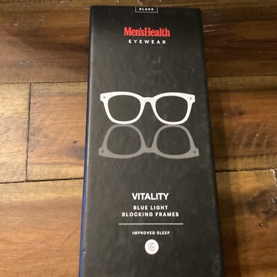 MEN'S HEALTH CREATIVITY BLUE LIGHT TECHNOLOGY GLASSES, BLACK, 52-21-145 prc