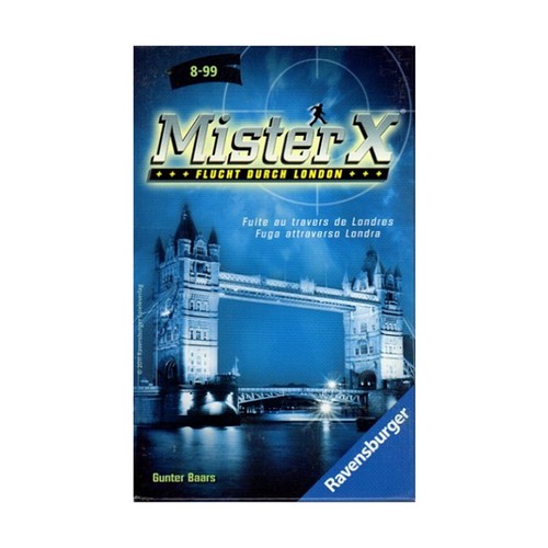 Ravensburg Boardgame Mister X Flucht Durch London (Scotland Yard T