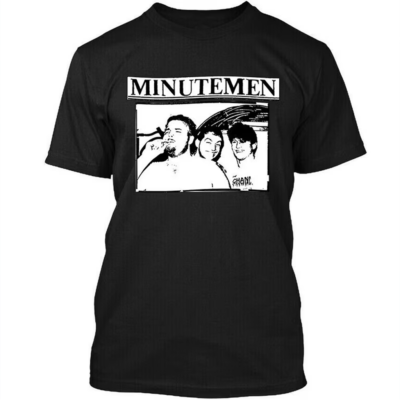 Minutemen band punk rock T-shirt Short sleeve All sizes S-5Xl Minutemen band punk rock T-shirt Short sleeve All sizes S-5Xl