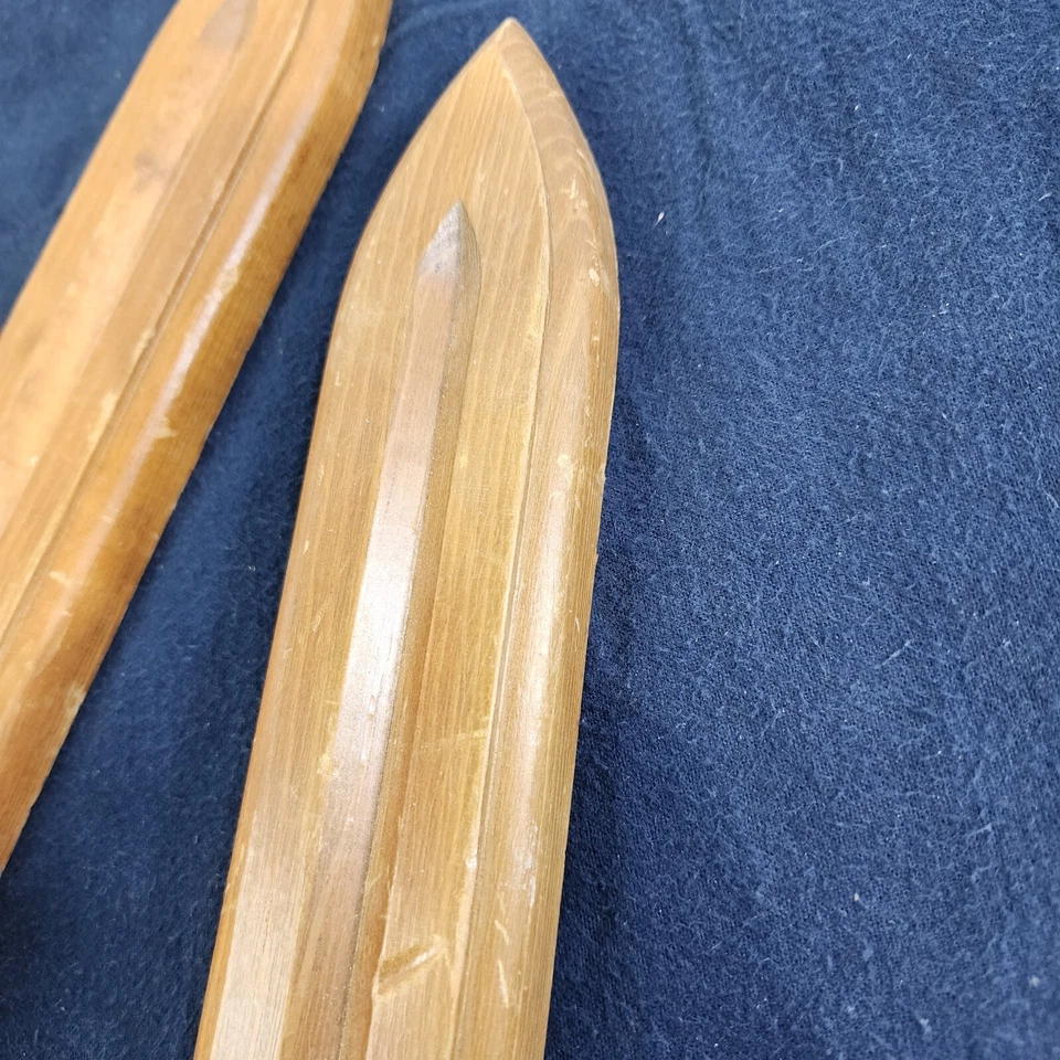 Cornwall Wooden Wall Candle Sconces Mid Century Modern Taper Holders Made in USA - Image 3 of 4