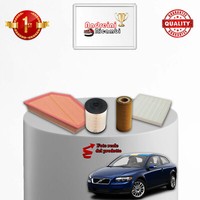 Set Service 4 Filter Volvo C30 2.4 D5 120KW 163CV Von 2006->