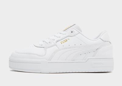Original Puma CA Pro Lux Edge  (Herren Größe: UK 11 EUR 46) Puma weiß/Teamgold