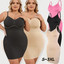 Women's Shapewear Dress Tummy Control Shaping Elegant Backless Slip