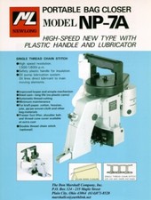 American Newlong Model NP-7A Portable Bag Closer, 110 VAC