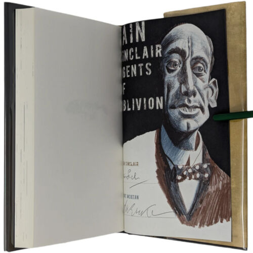 SIGNED Agents of Oblivion IAIN SINCLAIR Swan River Press ILLUSTRATED 2023 Ltd Ed - Picture 14 of 15