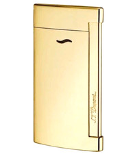 S.T. Dupont Slim 7 High Polished Gold Tone Lighter, 027816 (27816) New In Box