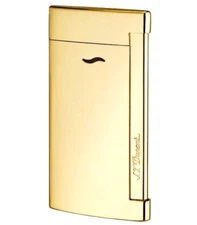 S.T. Dupont Slim 7 High Polished Gold Tone Lighter, 027816 (27816) New In Box