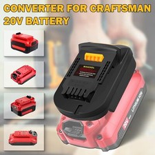 Battery Adapter for Craftsman 20V V20 Converter to for Dewalt 20v Power Tools