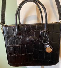 Vintage Mulberry black Congo leather bag