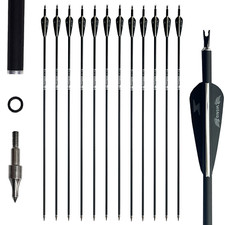 72 x frecce in carbonio 30 pollici frecce ad arco arco arco ricurvo composto tiro con l'arco caccia