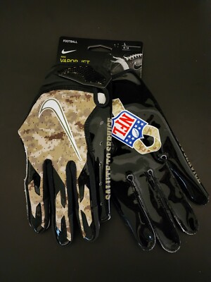 NFL Salute To Service Nike Vapor Jet Football Gloves Men's Size