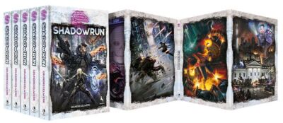 Shadowrun 6: Spielleiterbundle (5 Grundregelwerke & Hardcover Sichtschirm)