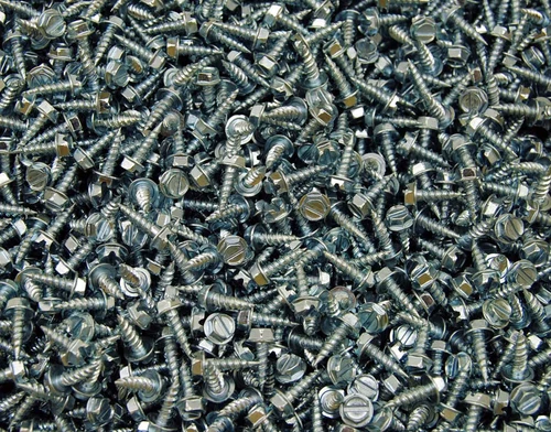(2000) Zip Screws 8 x 1/2 Self-Piercing Hex Washer Head Sheet Metal