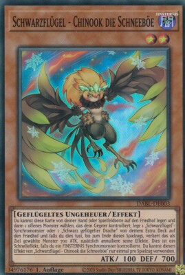 Schwarzflügel - Chinook die Schneeböe DABL-DE003 Yugioh