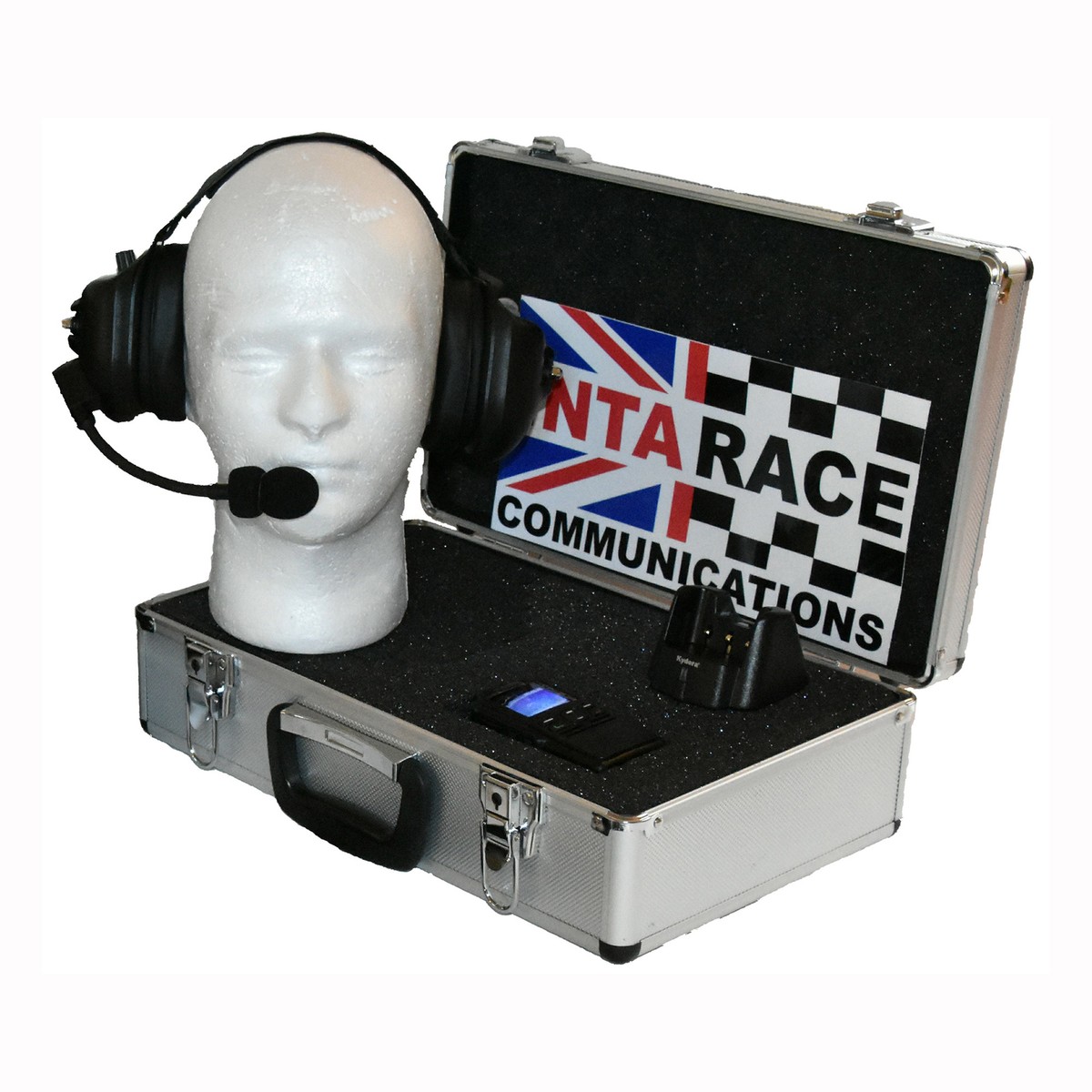 IntaRace Pit Communication Kit Inc Pro Headset, Radio, Cables