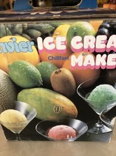Donvier Ice Cream Maker Yellow Chillfast 1 Pint Hand Crank 