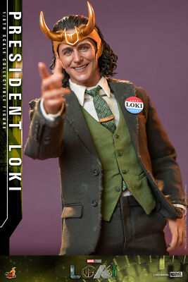 New Hot Toys TMS066 LOKI 1/6 PRESIDENT LOKI Action Figure