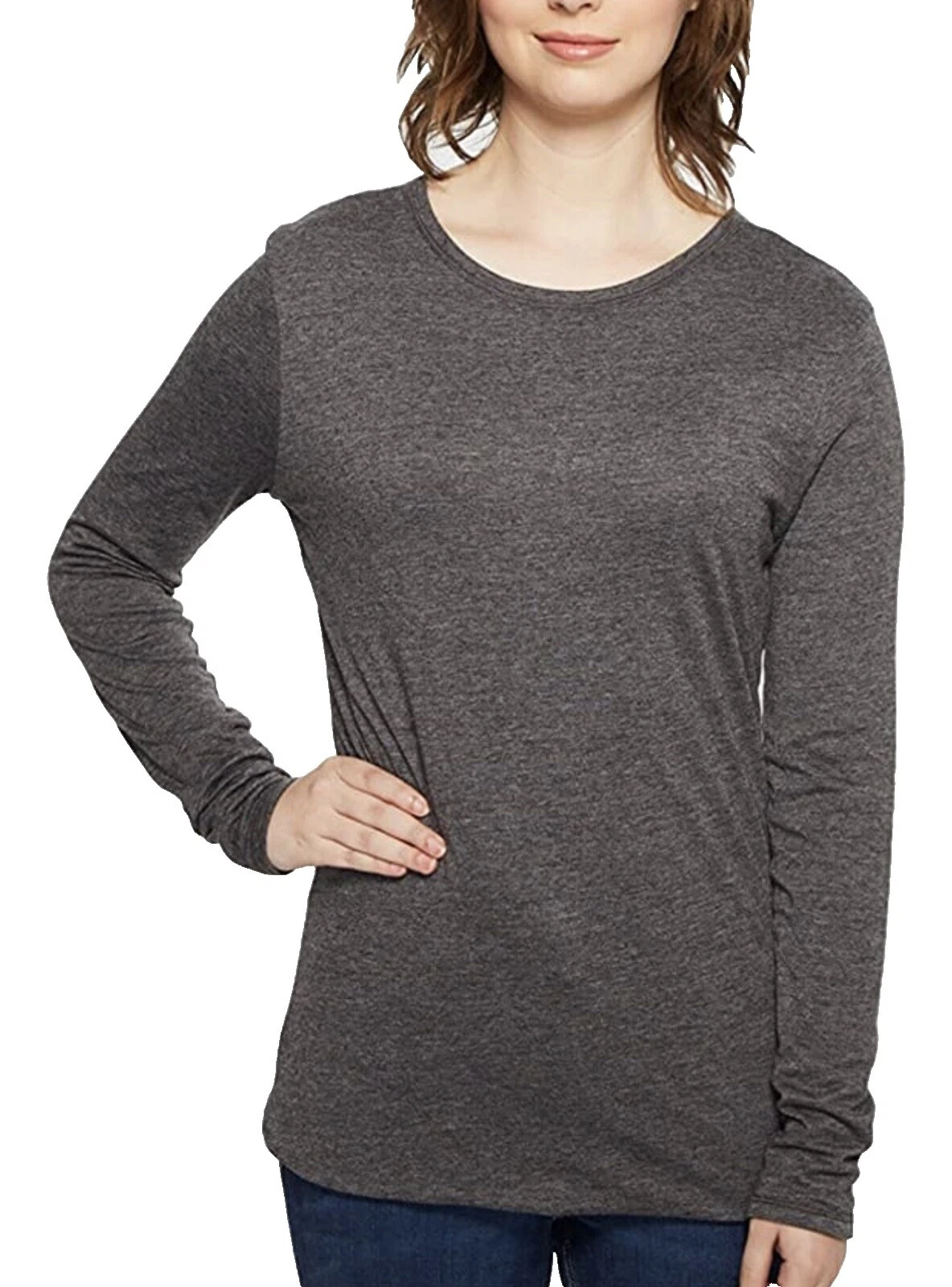 Camiseta de cuello redondo Tops para mujer