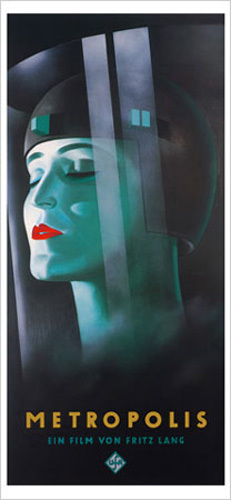 METROPOLIS - Grigio 88x190 Stampa artistica poster poster immagine NUOVO