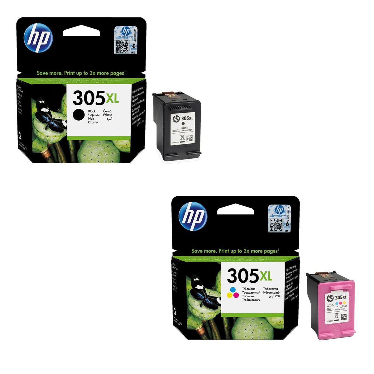 Cartuccia Compatibile 305XL V.G.ESprint 305XL Rigenerato Cartucce D'inchiostro Per HP 305 DeskJet Cartuccia Ricambio Per DeskJet 2700 Envy 6020