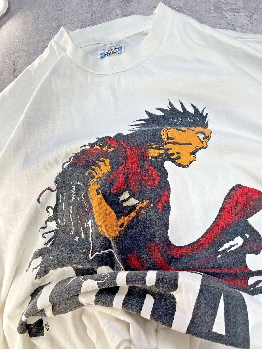 Akira Anime Rare Vintage T-shirt Reprint screen star Tag Single