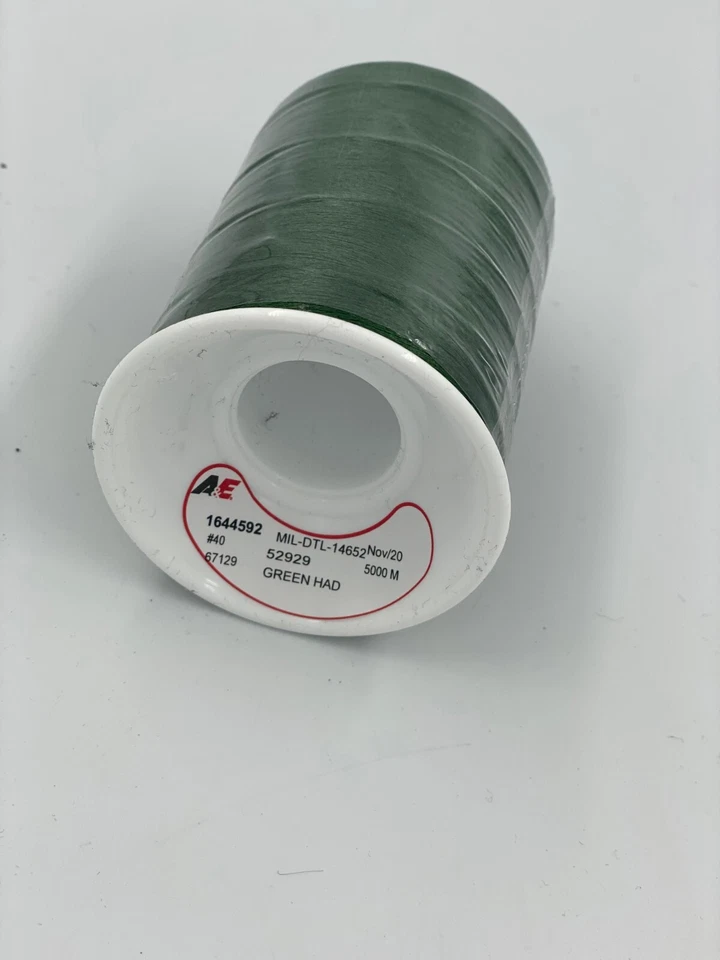 A&E Embroidery Thread - GREEN HAD - 52929 - 5000M - POLY #40 - Image 2 of 2
