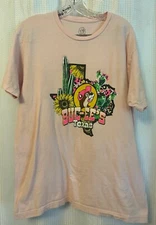 Buc-cee's Texas T-shirt Size Large Pink