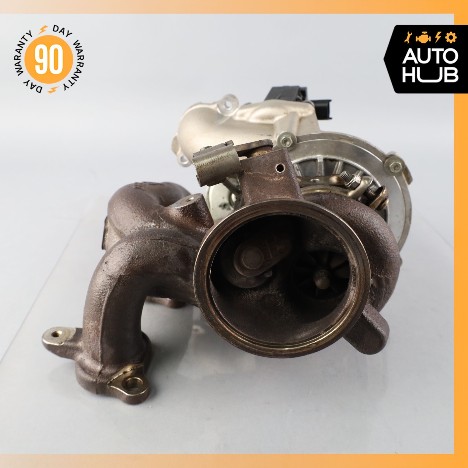 Maserati Levante M161 Ghibli Right Turbocharger Turbo Charger Manifold OEM 73k