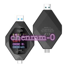 1PCS 1.44"Type-C USB color digital display voltage and current power meter PD YT