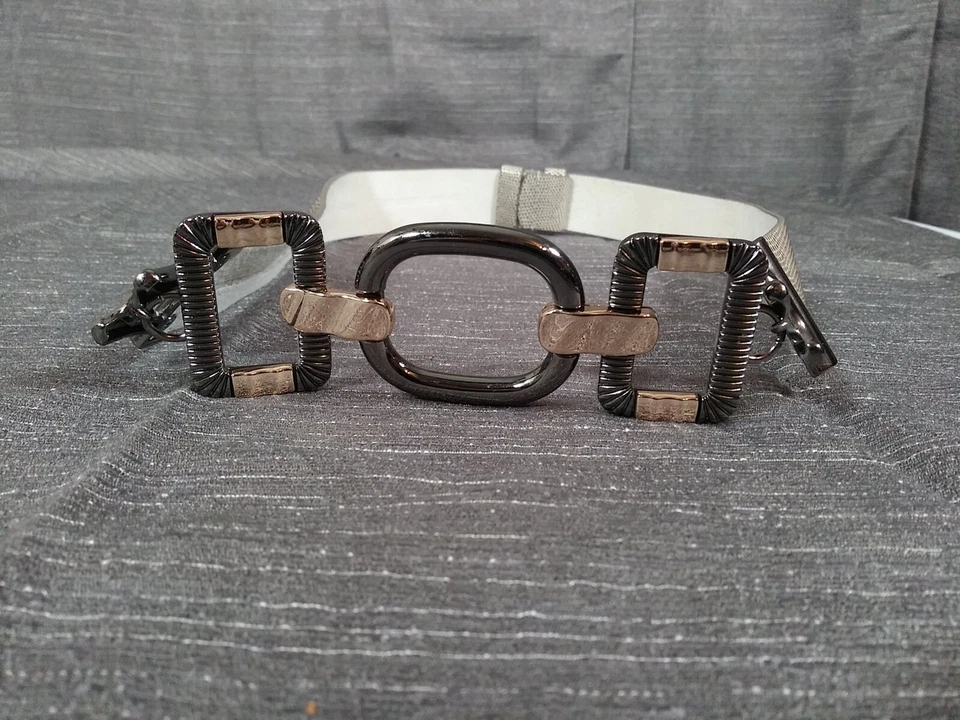 Cinturón Chicos 2 Mediano Mujer Cuero Estampado Animal Hebilla Marrón Foto 2 de 4