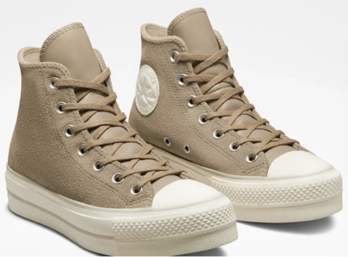 Tenis CONVERSE Chuck Taylor ALL STAR Lift Plataforma High Bege