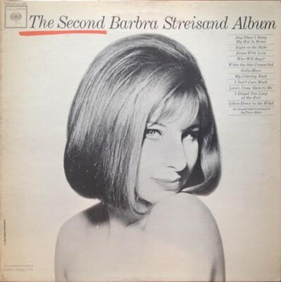 The Second Barbra Streisand Album 1963 Cl-2054 Vinyl 12'' | eBay