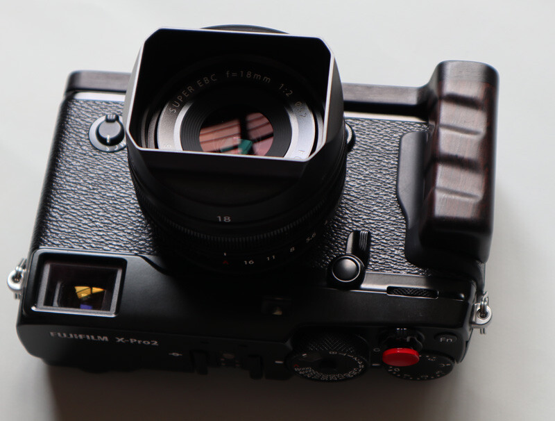 Handmade Wood Wooden Handle Grip L Plate for Fujifilm X-Pro2 Fuji