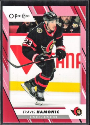 TRAVIS HAMONIC 2023-24 UD O-PEE-CHEE #456 [RED BORDER]--OTTAWA SENATORS
