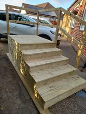 Mobile  home / Static Caravan, large steps with deck area.