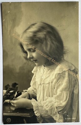 AK Motiv Mädchen Kind Foto 1905 