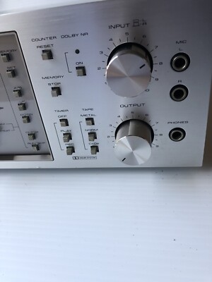 Plaque Boutons Pioneer CT-F1050 – Pièce Vintage GCMK-77X, Bleue, Japon